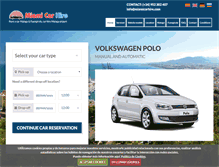 Tablet Screenshot of miamicarhire.com